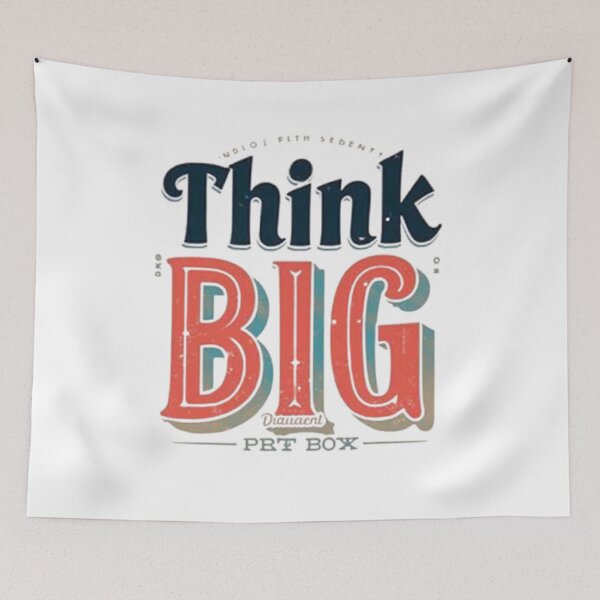 Item preview, Think Big – Motivational Typography T-Shirt designed and sold by YASNOS.