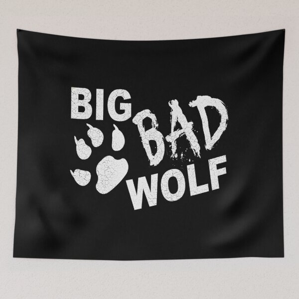 Item preview, Big Bad Wolf Paw Distressed White Funny Novelty 		 designed and sold by qnjbwaeje84.