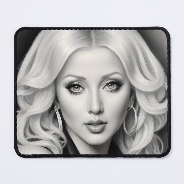 Item preview, Christina Aguilera designed and sold by WorldofCharcoal.
