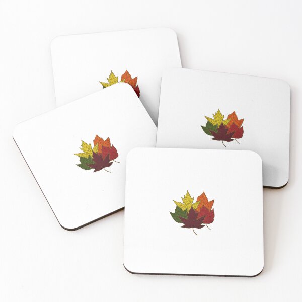 Item preview, Handmade Mandala Maple Leaves – Acrylic Autumn Leaf Painting designed and sold by DotsNSoul.