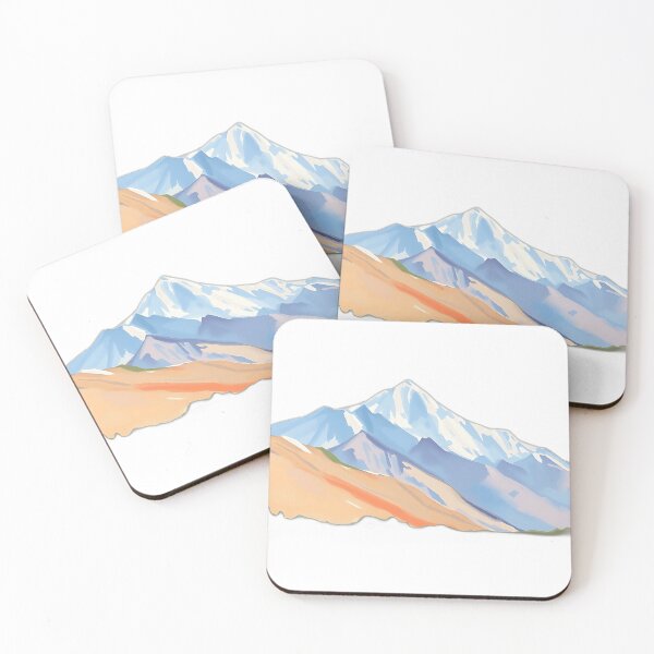 Item preview, Pastel Mountain Range Painting designed and sold by sharon1210.