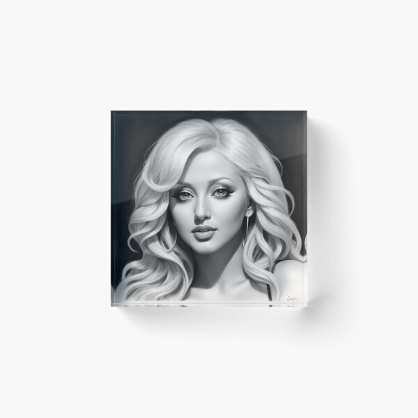Item preview, Christina Aguilera designed and sold by WorldofCharcoal.