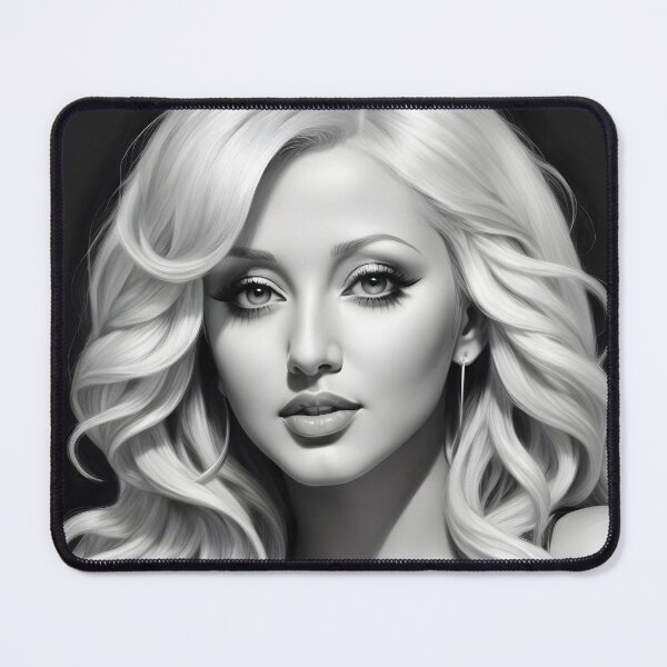 Item preview, Christina Aguilera designed and sold by WorldofCharcoal.