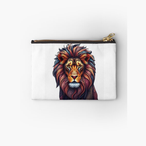Item preview, Kaleidoscopic Patterned Lion Art designed and sold by sharon1210.