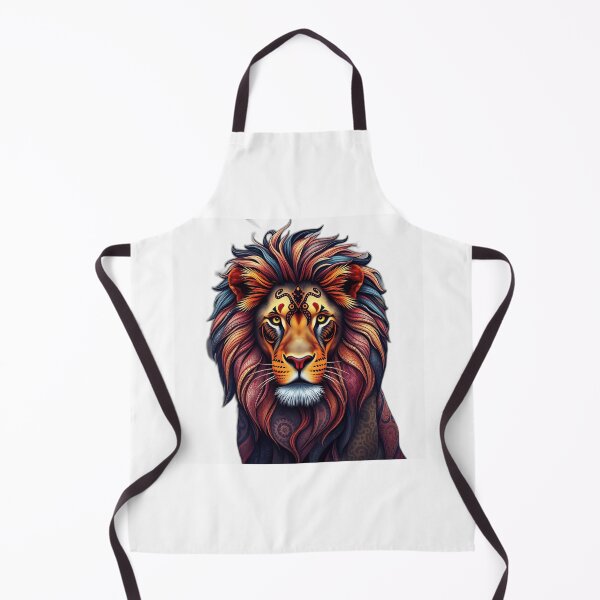 Item preview, Kaleidoscopic Patterned Lion Art designed and sold by sharon1210.
