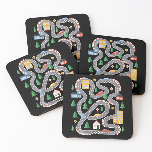 Item preview, Cool Playmat Car Race Track On Back Cute Toddler 		 designed and sold by munukbdips99.