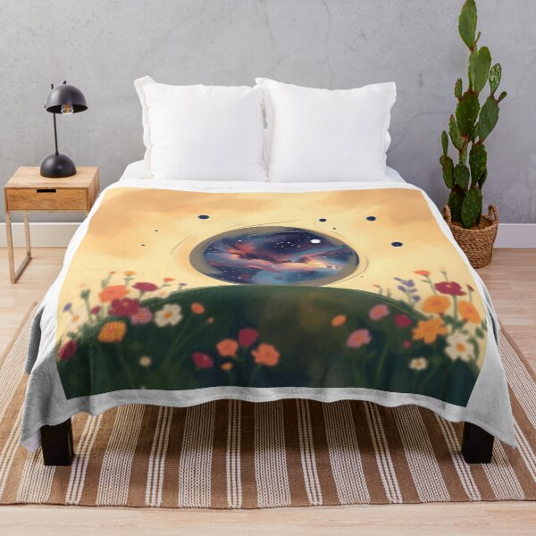 Item preview, Impressionistic Galaxy with Blooming Garden designed and sold by sharon1210.