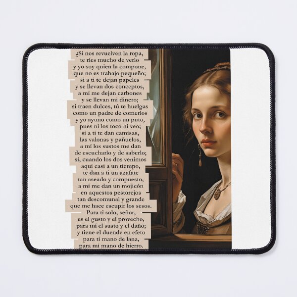 Item preview, Quote from 'The Goblin Lady' by Calderón de la Barca designed and sold by Filologica.