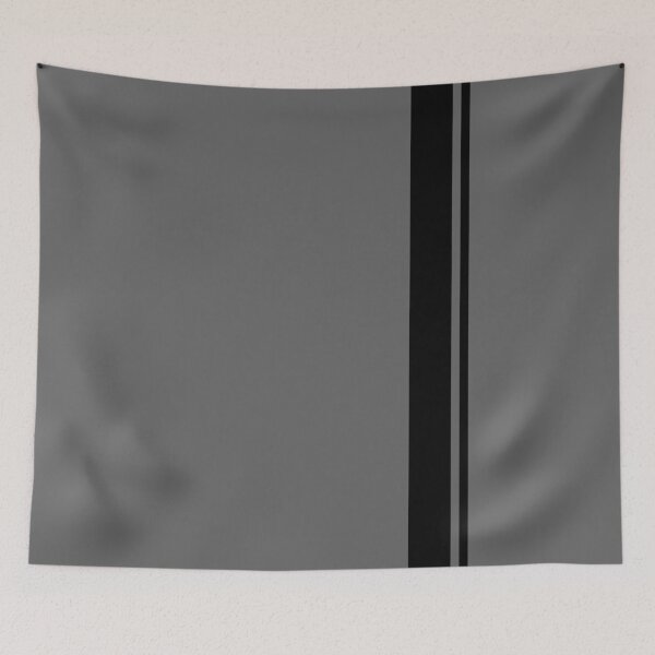 Item preview, Single Racing Stripe - Rigth Side 1 Pinstripe (Black - Gray) designed and sold by Racing Stripes Only.