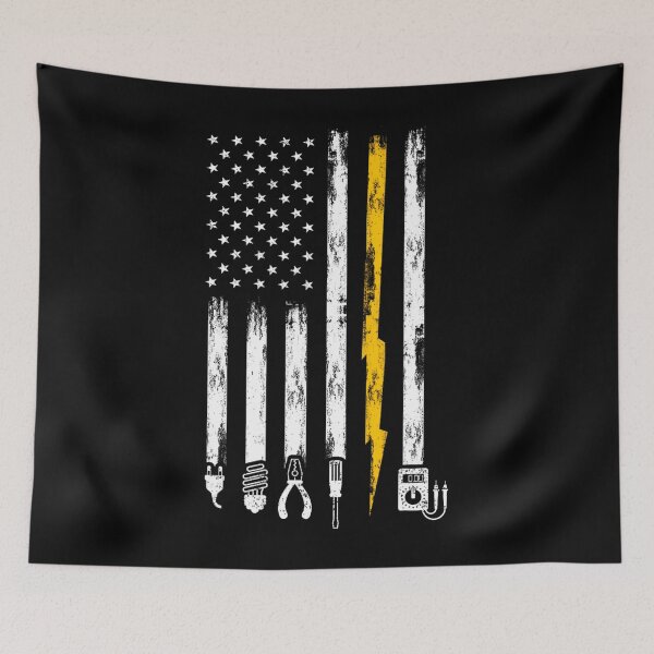 Item preview, Electrician US Flag Tools for Electricians 		 designed and sold by lnhdbyjsm70.
