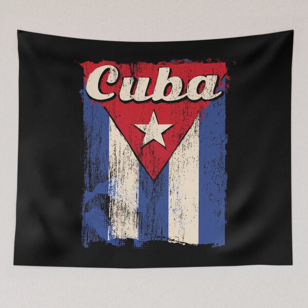 Item preview, Cuban Flag Patriotic Support Cuba Revolution Graphic Vintage 		 designed and sold by awshozlas76.