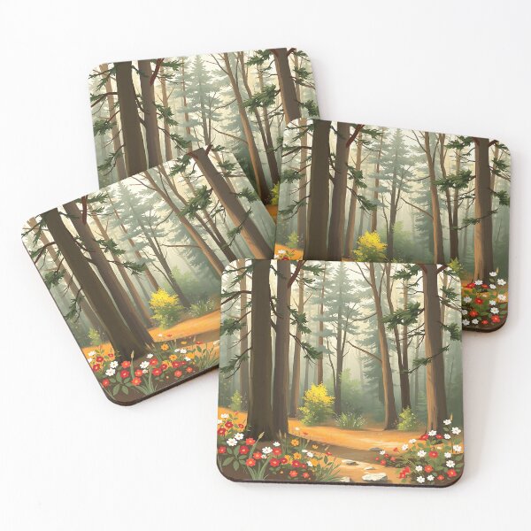 Item preview, Impressionistic Warm Forest Scene designed and sold by sharon1210.