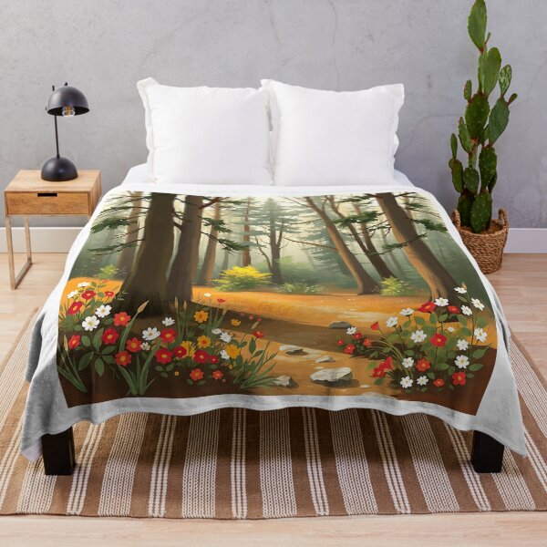 Item preview, Impressionistic Warm Forest Scene designed and sold by sharon1210.