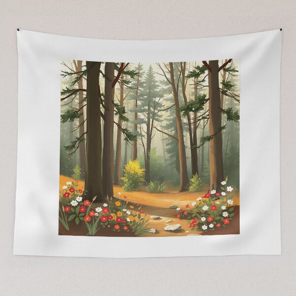 Item preview, Impressionistic Warm Forest Scene designed and sold by sharon1210.