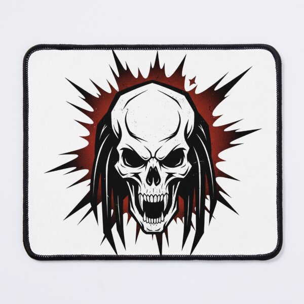 Item preview, Warrior Dreadlock Skull designed and sold by ATOMI-K.