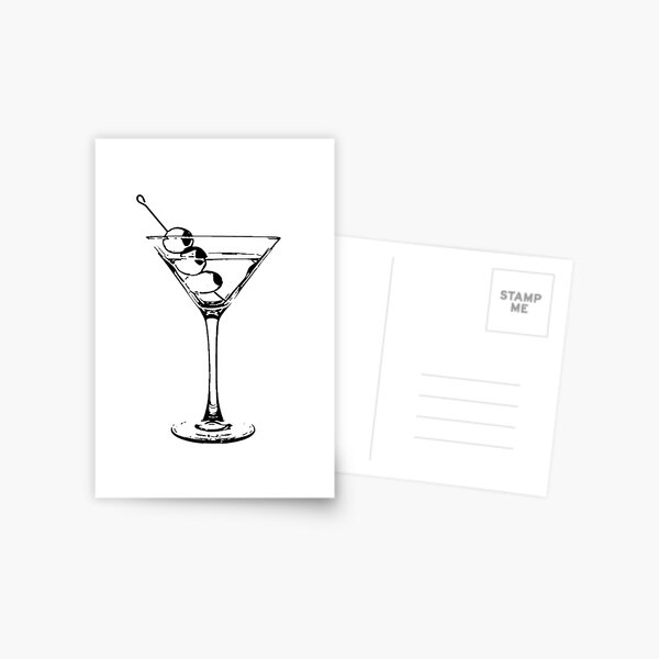 Martini Postcard
