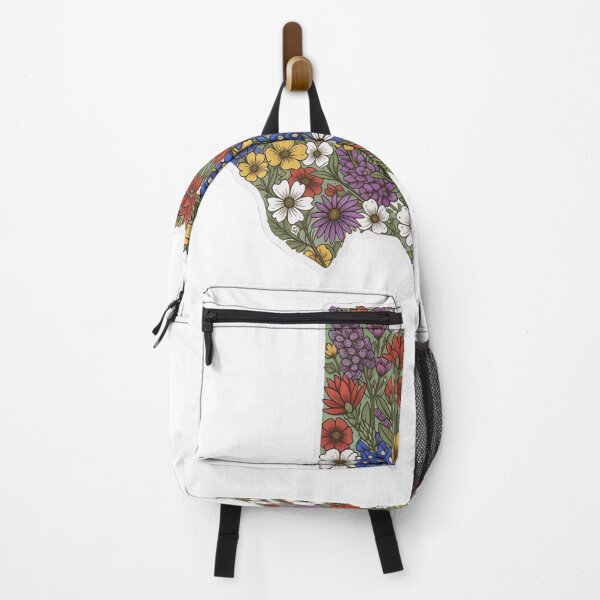 Item preview, Vintage Texas Wildflower Map Botanical State Art designed and sold by LittleArij.