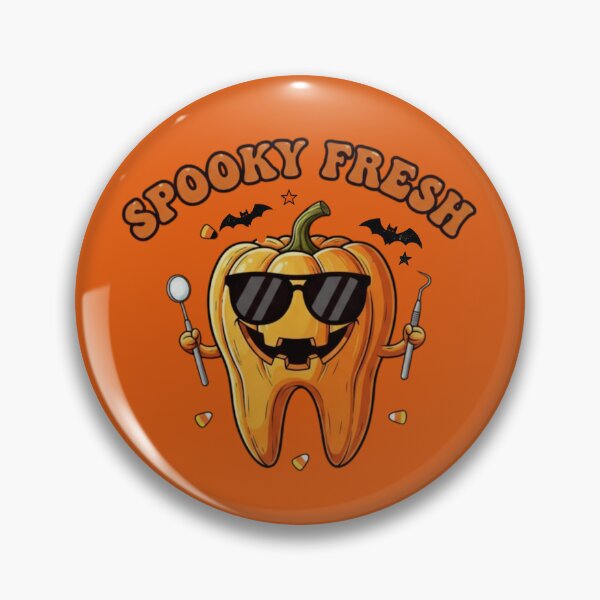 Item preview, Halloween Dentist Tooth pumpkin Dental Costum- spooky fresh designed and sold by Muse Merch.