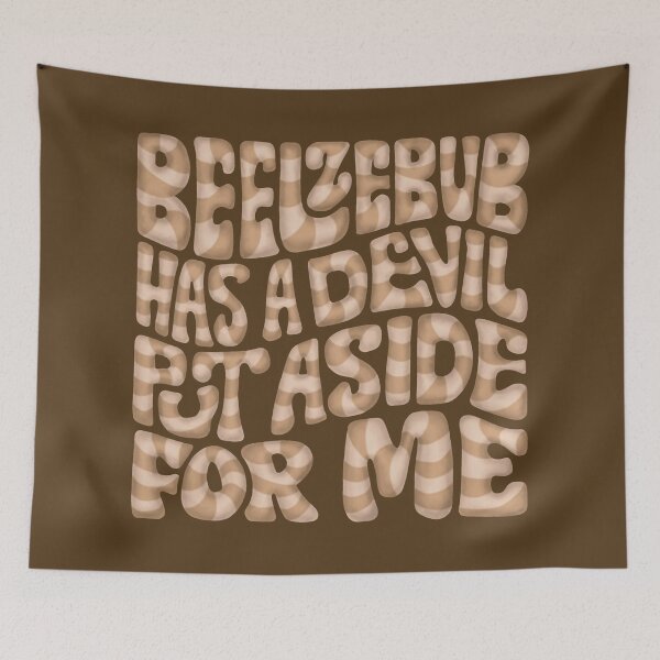 Item preview, Beelzebub Word Art designed and sold by Unhinged Heather.