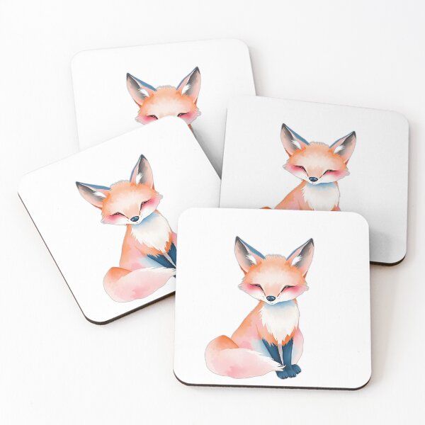 Item preview, Impressionist Watercolor Fox with Mushrooms designed and sold by sharon1210.