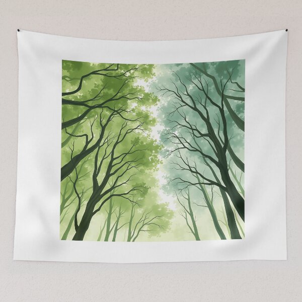 Item preview, Watercolor Forest Canopy designed and sold by sharon1210.