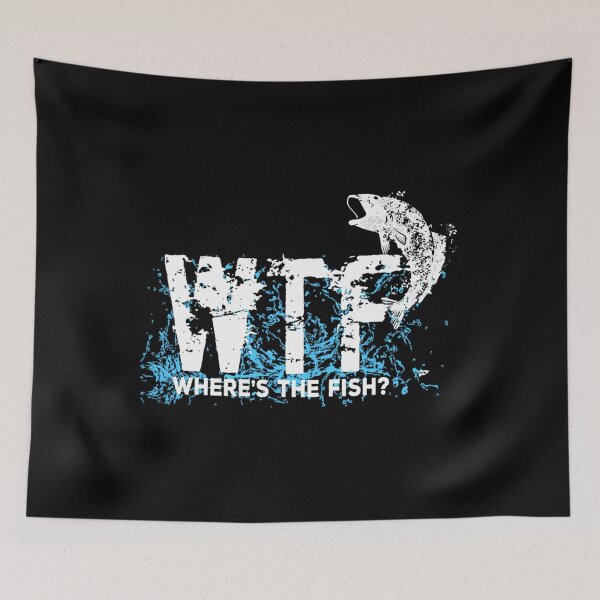 Item preview, Funny WTF Where Is The Fish Fishing Fisher	 Vintage 		 designed and sold by zmsviccukf2.