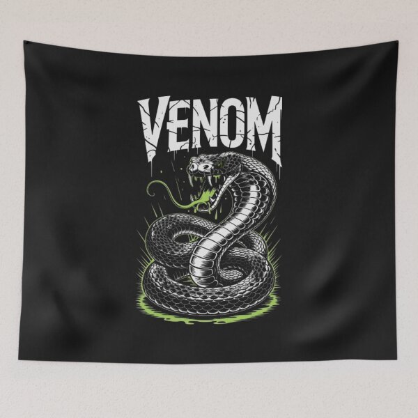 Item preview, Venom – Dark Comic Typography T-Shirt designed and sold by YASNOS.