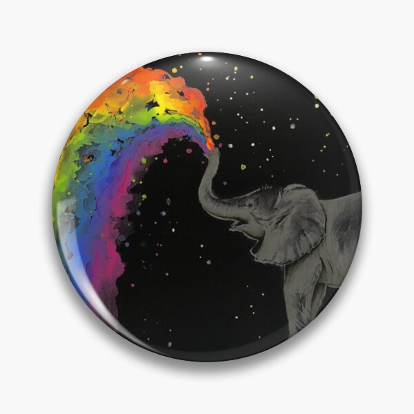 Item preview, Elephant Spraying Rainbow 	 Ba	 designed and sold by lnhdbyjsm70.