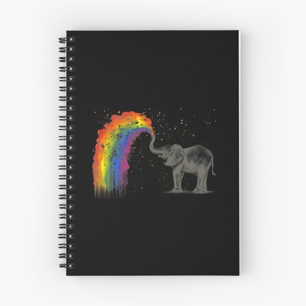 Item preview, Elephant Spraying Rainbow 	 Ba	 designed and sold by lnhdbyjsm70.