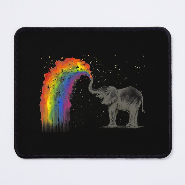 Item preview, Elephant Spraying Rainbow 	 Ba	 designed and sold by lnhdbyjsm70.