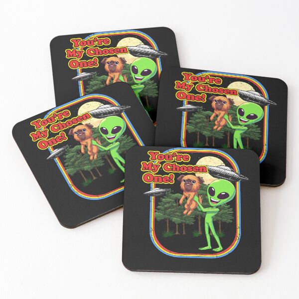 Item preview, Funny Brussels Griffon Dog Alien Chosen One UFO Mom Dad Kids designed and sold by rafaeltto.
