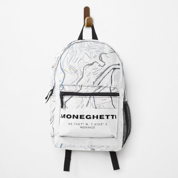 Item preview, Moneghetti Map Art | Monaco Minimalist Black & White Poster designed and sold by RM-Journey.