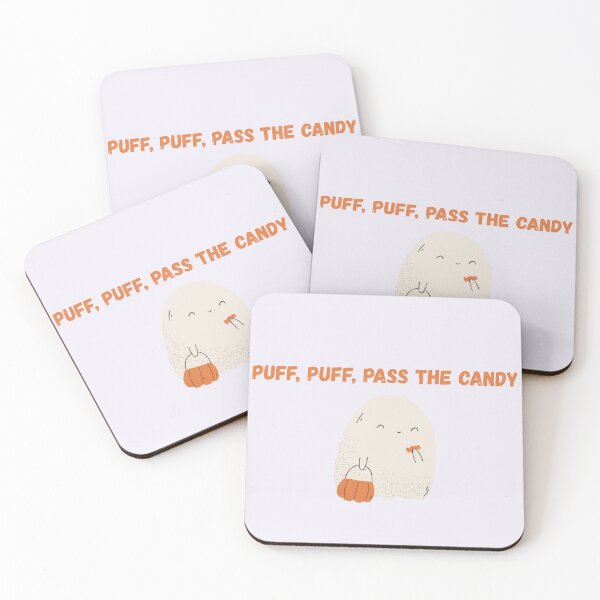 Item preview, Puff Puff Pass the Candy Funny Stoner Halloween Sweets designed and sold by StrictlyPride.