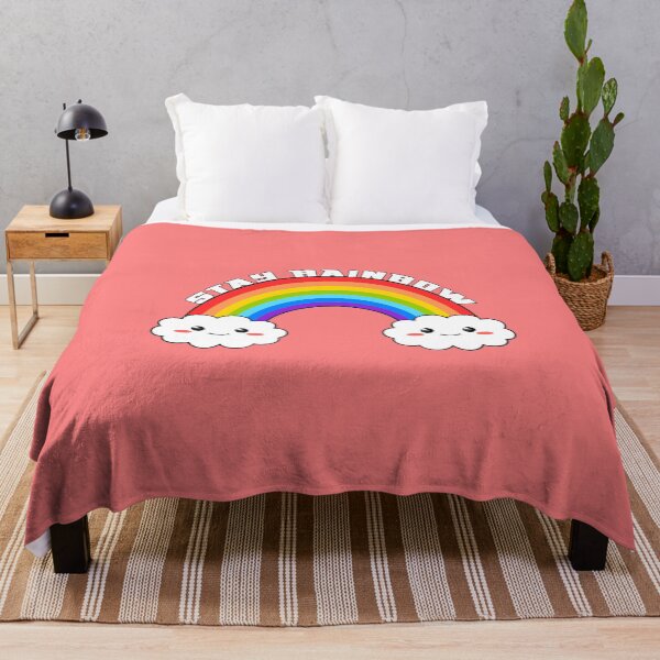 Item preview, Stay Rainbow Cute Anime Clouds with Smiling Faces designed and sold by ArtimShop.