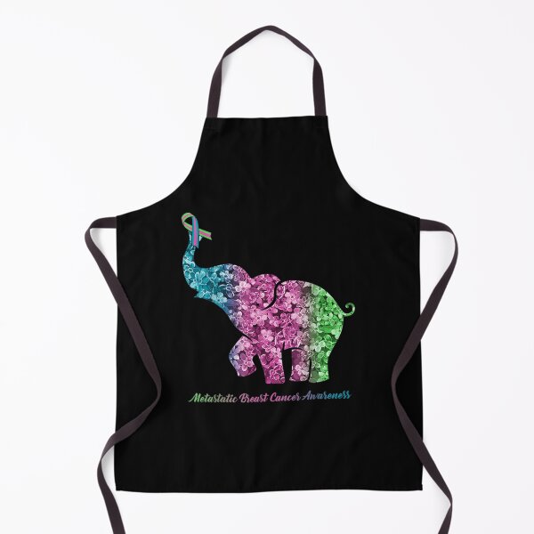 Item preview, Elephant With Flower Metastatic Breast Cancer Awareness designed and sold by lnhdbyjsm70.