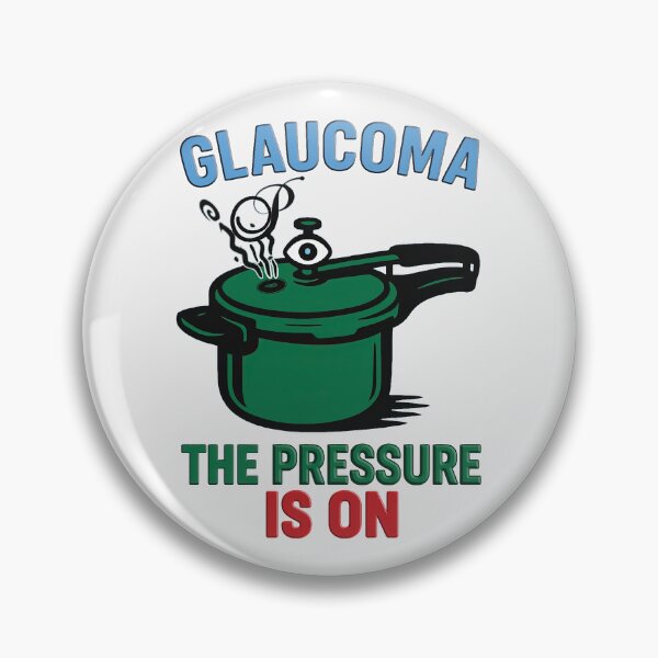Item preview, The Pressure Is On - Funny Glaucoma Awareness designed and sold by Eyepatch-Jacks.