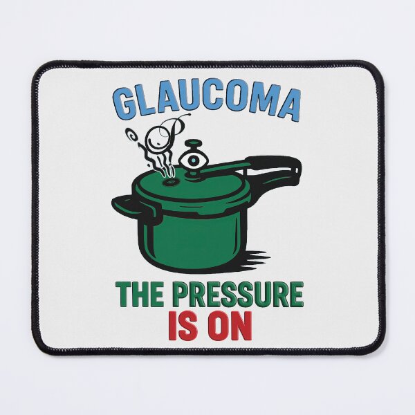 Item preview, The Pressure Is On - Funny Glaucoma Awareness designed and sold by Eyepatch-Jacks.