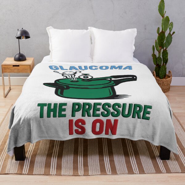 Item preview, The Pressure Is On - Funny Glaucoma Awareness designed and sold by Eyepatch-Jacks.