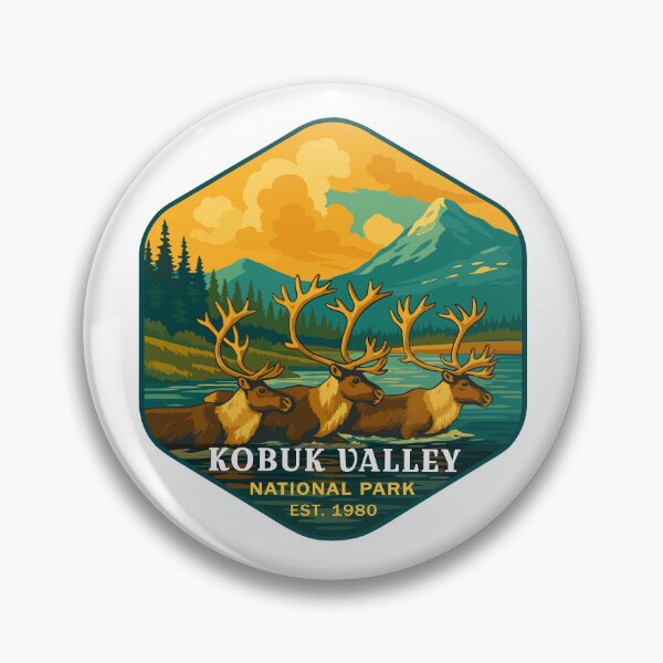 Item preview, Kobuk Valley National Park Retro Sticker designed and sold by Ismeal Von.