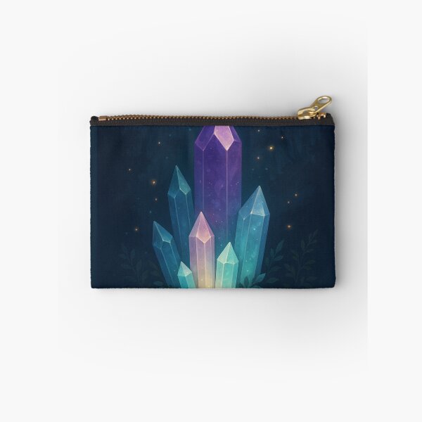 Item preview, Enchanted Crystals – Glowing Gemstones in the Forest designed and sold by Painted Moon by Luna Bee™.
