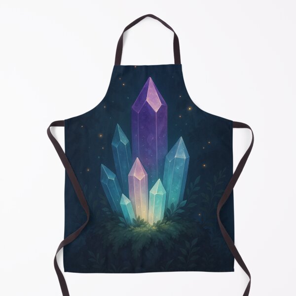 Item preview, Enchanted Crystals – Glowing Gemstones in the Forest designed and sold by Painted Moon by Luna Bee™.