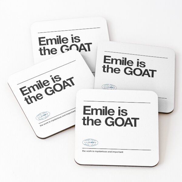 Item preview, Emile is the GOAT designed and sold by The Common Tee.