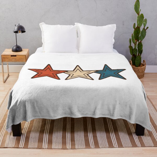 Item preview, Retro Red White Blue Triple Star Design designed and sold by kylmllr101684.