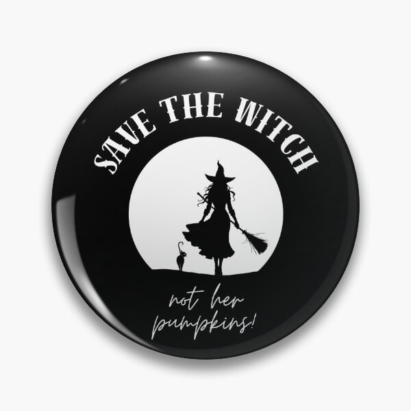Item preview, Save the witch, not her pumpkins! No pink! designed and sold by OsiredsDesigns.