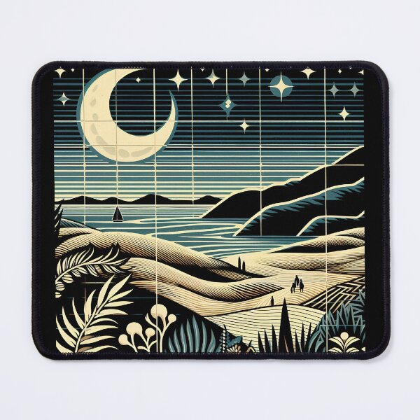 Item preview, Coastal Nightscape designed and sold by OceanaMosaica.
