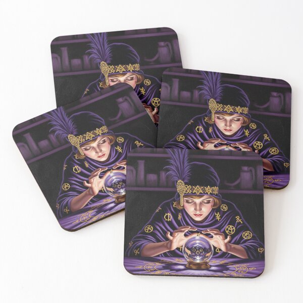 Item preview, The Fortune Teller - Original Art Deco Artwork designed and sold by elektronen.