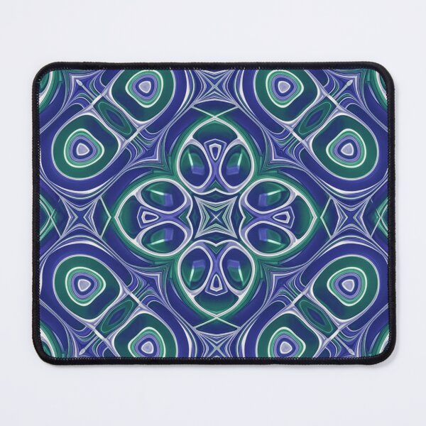 Item preview, Mystic Teal and Indigo Bloom designed and sold by Owcomm.