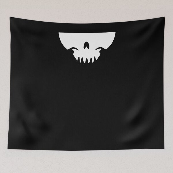 Item preview, White Skull Mouth Lower Half Flat Design designed and sold by ArtimShop.