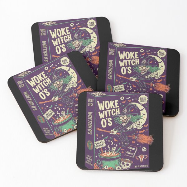 Item preview, Funny Spooky Liberal Feminist Witch - Woke Witch O's designed and sold by Too Kool Designing .