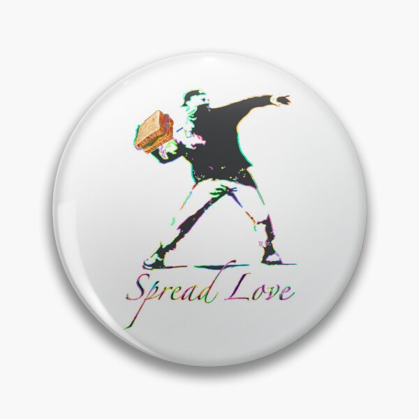 Item preview, Spread Love – Neon Sandwich Revolution Art designed and sold by aadventures.